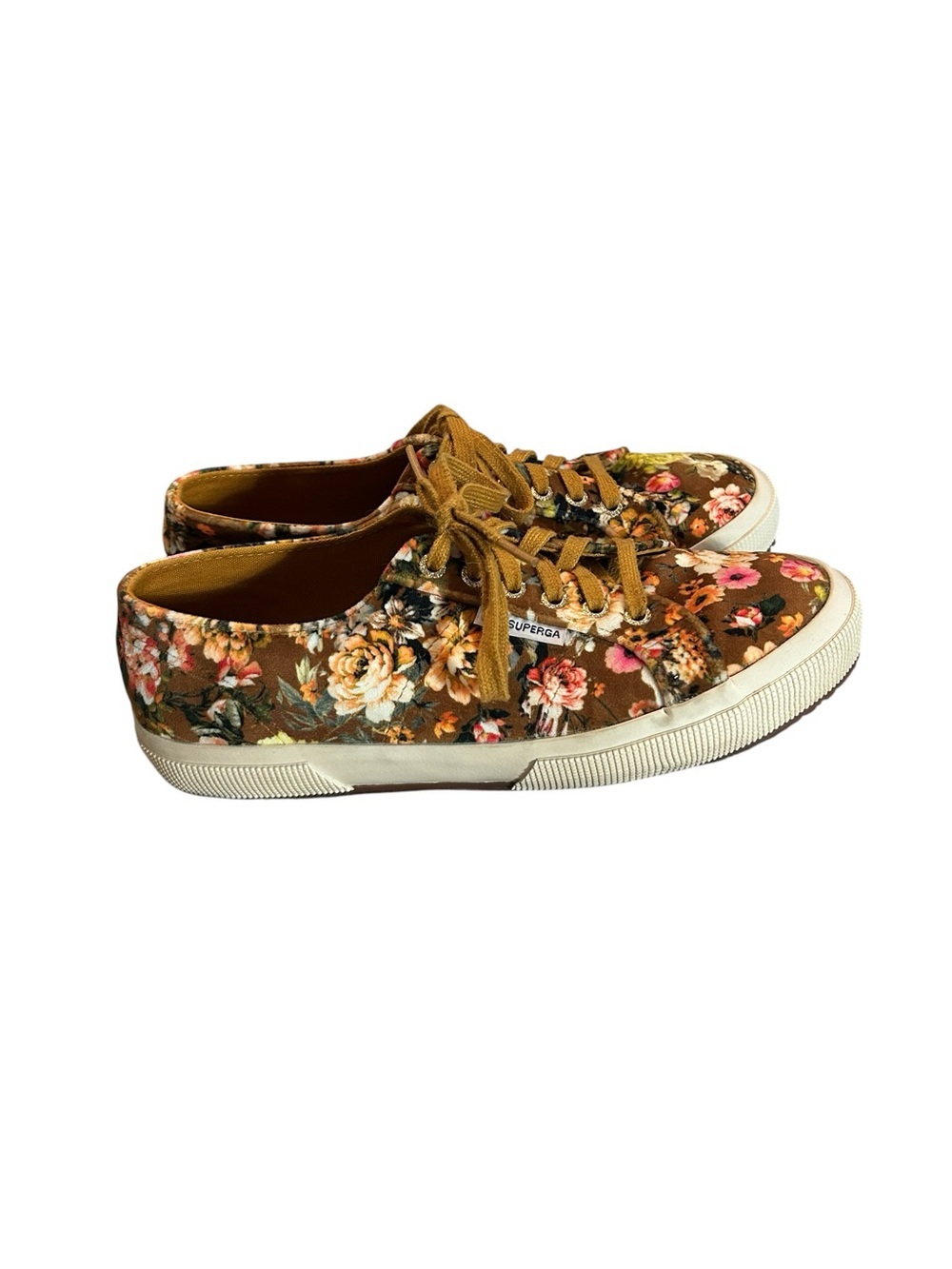Superga 2750 velvet floral sneakers - Picture 5 of 10